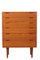 Cassettiera Mid-Century in teak di Svend Langkilde per Illums Bolighus, anni '60, Immagine 7