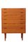 Mid-Century Teak Chest of Drawers by Svend Langkilde for Illums Bolighus, 1960s, Image 1