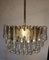 Waterfall Ceiling Lights in Gold-Plated with Crystal Drops from Palwa, Set of 2 3