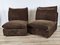 Modular Sofa Elements with Cushions, Italy, 1970s, Set of 6 10