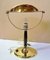 Gardoncini Table Lamp in Brass from Zerowatt,1940s. 1