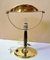 Lámpara de mesa Gardoncini de latón de Zerowatt, años 40., Imagen 1