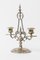 Alpaca White Metal Candleholder, 1920s 3