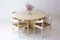 Large Italian Dining Table in Travertine, 1970s 12