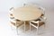 Large Italian Dining Table in Travertine, 1970s 2