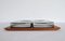 Modern Danish Teak Serving Tray with Glass Bowls by Wiggers, Denmark, 1960s, Set of 3 4