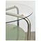 Mesa auxiliar redonda tubular con tablero doble de vidrio de Marcel Breuer para Thonet, Imagen 8