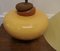 Large Pebble and Rich Yellow Glass Sideboard Lamp, 1960s 3