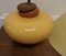 Large Pebble and Rich Yellow Glass Sideboard Lamp, 1960s, Image 3