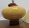 Large Pebble and Rich Yellow Glass Sideboard Lamp, 1960s 6