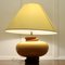 Large Pebble and Rich Yellow Glass Sideboard Lamp, 1960s 13