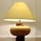 Large Pebble and Rich Yellow Glass Sideboard Lamp, 1960s, Image 13