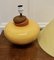 Large Pebble and Rich Yellow Glass Sideboard Lamp, 1960s 7