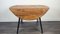 Round Black Leg Drop Leaf Dining Table attributed to Lucian Ercolani for Ercol, 1960s 8