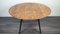 Round Black Leg Drop Leaf Dining Table attributed to Lucian Ercolani for Ercol, 1960s 6
