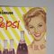 Cartel publicitario vintage de Pepsi Cola, años 60, Imagen 2
