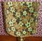 Table Lamp with Luminous Floral Shade in Green Brown, 1070s, Image 5