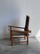 Bructist and Rustic Chair with Folding Backrest, 1960s 12