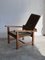 Bructist and Rustic Chair with Folding Backrest, 1960s 1
