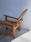 Bructist and Rustic Chair with Folding Backrest, 1960s 4
