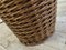 Vintage French Wicker Umbrella Stand, 1960s 10