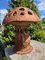 Farol de jardín vintage en forma de hongo de hierro fundido, años 60, Imagen 2