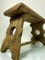 Rustic Handcrafted Farmhouse Stool, 1950s, Image 12