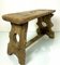 Rustic Handcrafted Farmhouse Stool, 1950s 1