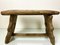 Rustic Handcrafted Farmhouse Stool, 1950s, Image 3