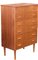Danish Chest of Drawers in Teak with Drawers, 1960s, Image 4