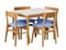 Dining Table with Light Perstorp Top and Legs in Beech, 1950s 10