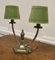 Art Deco French Twin Table Lamp, 1920s, Image 3