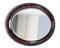 Victorian Patinated Plaster Oval Wall Mirror, 1890s 5