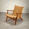 Ch25 Lounge Chair in Oak by Hans Wegner, Denmark, 1950s 7