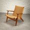Ch25 Lounge Chair in Oak by Hans Wegner, Denmark, 1950s, Image 7