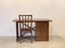 Desk with Bamboo Chair, 1970s, Set of 2 3