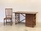 Desk with Bamboo Chair, 1970s, Set of 2 4