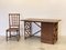 Desk with Bamboo Chair, 1970s, Set of 2, Image 4