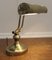 Art Deco Brass Adjustable Bankers Desk Lamp , 1960s 7