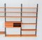 Mid-Century Modern Royal Wall Unit in Teak by Poul Cadovius for Cado, 1960s, Set of 25 12