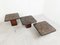 Vintage Brutalist Slate Stone Nesting Tables in the style of Kingma, 1970s, Set of 3, Image 4