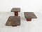 Vintage Brutalist Slate Stone Nesting Tables in the style of Kingma, 1970s, Set of 3, Image 7