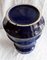 Vintage German Ceramic Vase with Blue Gradient Glaze by Scheurich, 1970s, Image 4