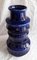 Vintage German Ceramic Vase with Blue Gradient Glaze by Scheurich, 1970s, Image 2
