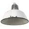 Vintage Industrial Pendant Lamps in White Enamel and Cast Aluminum, Image 3