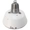 Vintage Industrial Pendant Lamps in White Enamel and Cast Aluminum, Image 2
