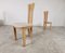 Esszimmerstühle aus Holz mit hoher Rückenlehne, 1990er, 6 . Set 4