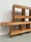 Modernist Wall Shelves in Pine, 1970s, Set of 2 17