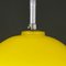 Mid-Century Yugoslavian Yellow Glass Pendant Lamp, 1970s 8