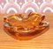 Murano Glass Ashtray in Brown, 1960s 3